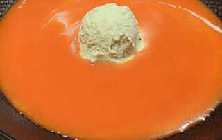 Gazpacho y helado